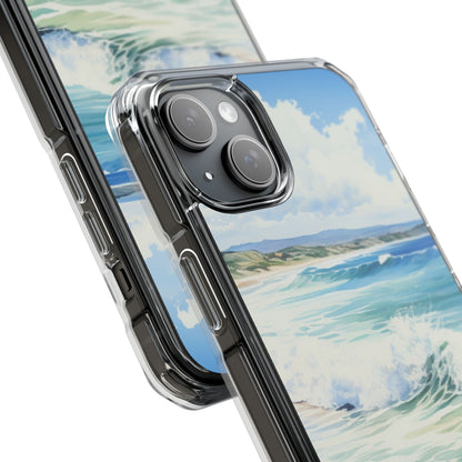 Foamy Wave Breeze iPhone 15 Plus Case - Impact