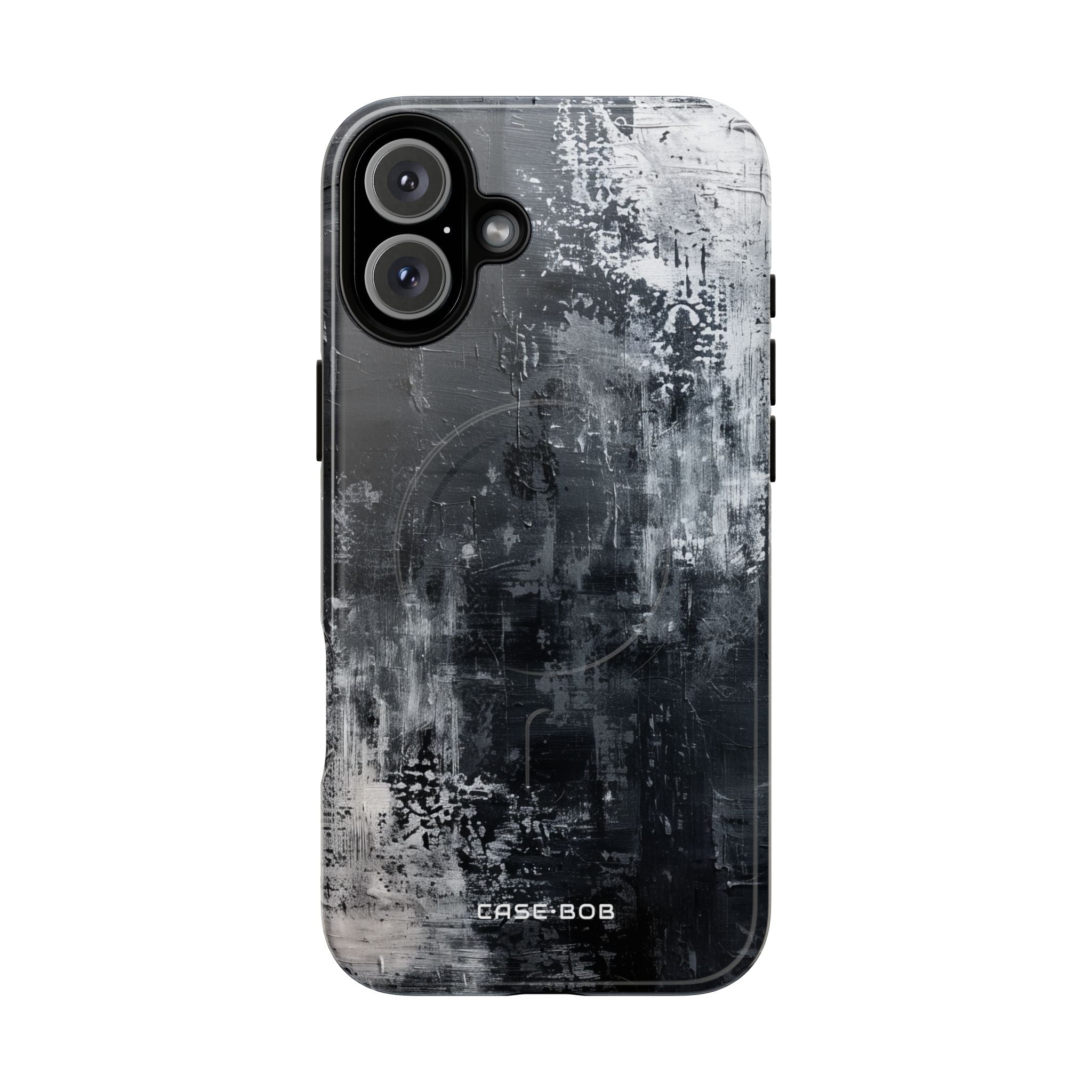 Textured Blackscape iPhone 16 Plus Case - Tough+