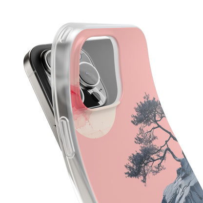 Crimson Moon Tree iPhone 16 Pro Max Case - Soft