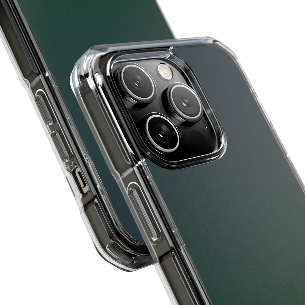 Deep Forest Nocturne · Clear Impact Magnetic Phone Case for iPhone · Green