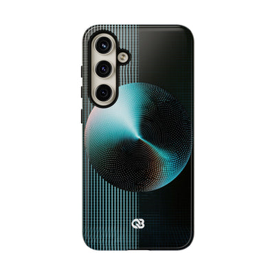 Blue Tough Phone Case for Samsung - Cyan Vector Sphere