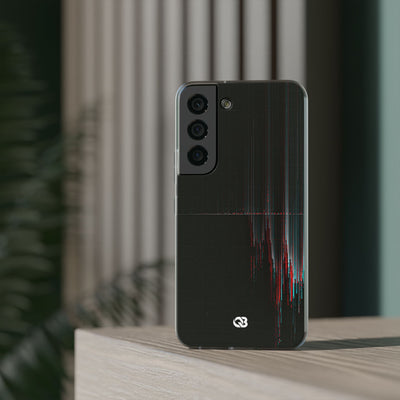 Black Lite Phone Case for Samsung - Corrupted Data Stream