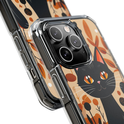 Black Cat Glow iPhone 14 Pro Case - Impact