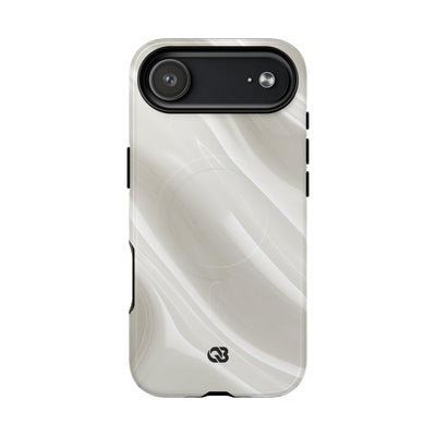 Liquid Enamel Fold · Tough 2.0 Magnetic Phone Case for iPhone · White