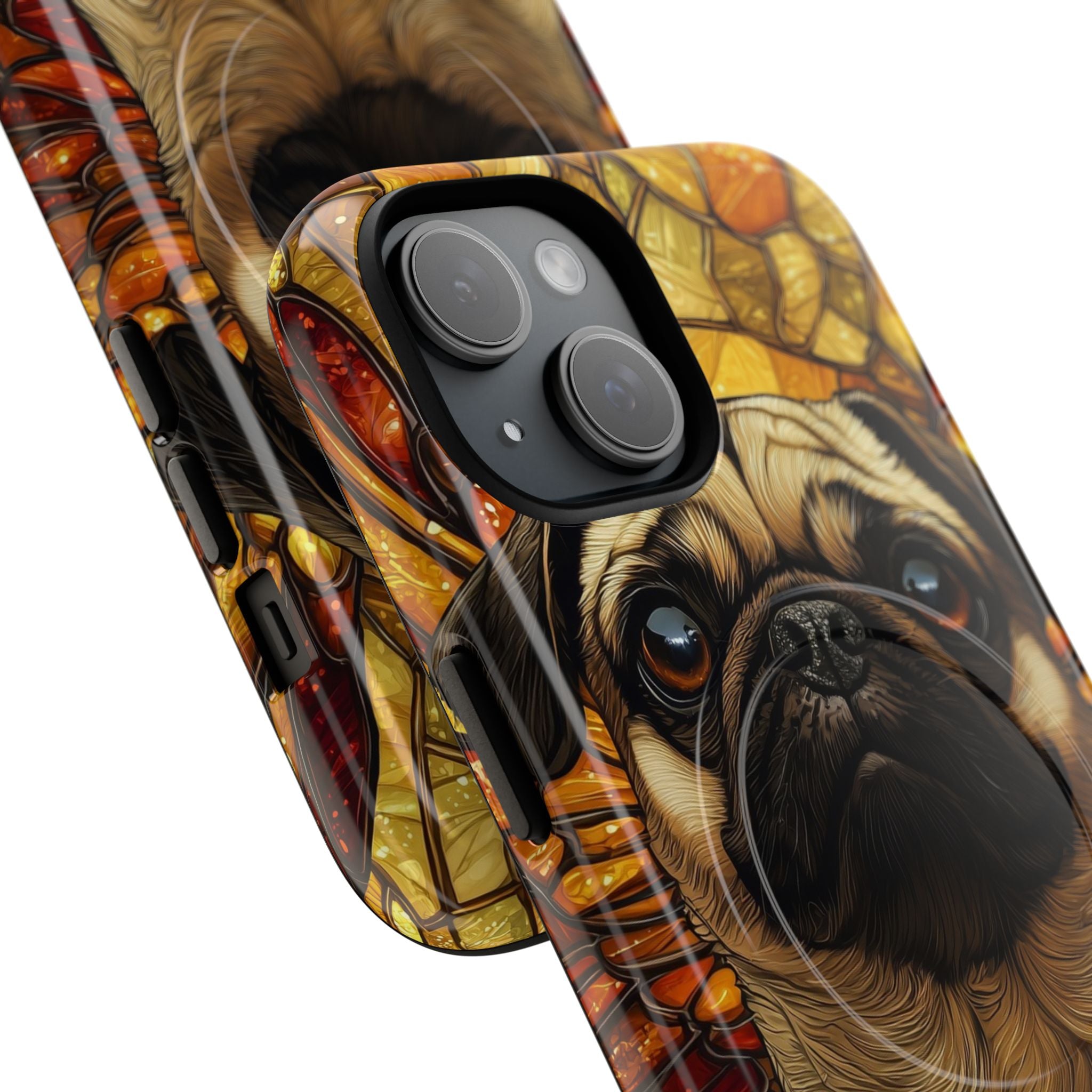 Amber Pug Divinità · Tough+ Custodia per iPhone · Magsafe