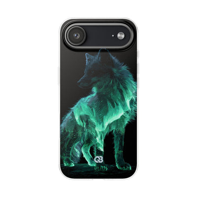 Nordic Aurora Fox · Lite Phone Case for iPhone ·  Teal