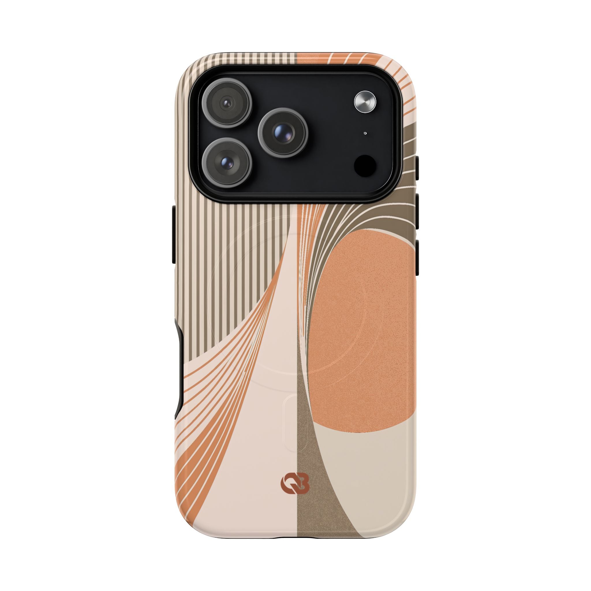 Orange Tough 2.0 Magsafe Phone Case for iPhone - Desert Arc Horizon