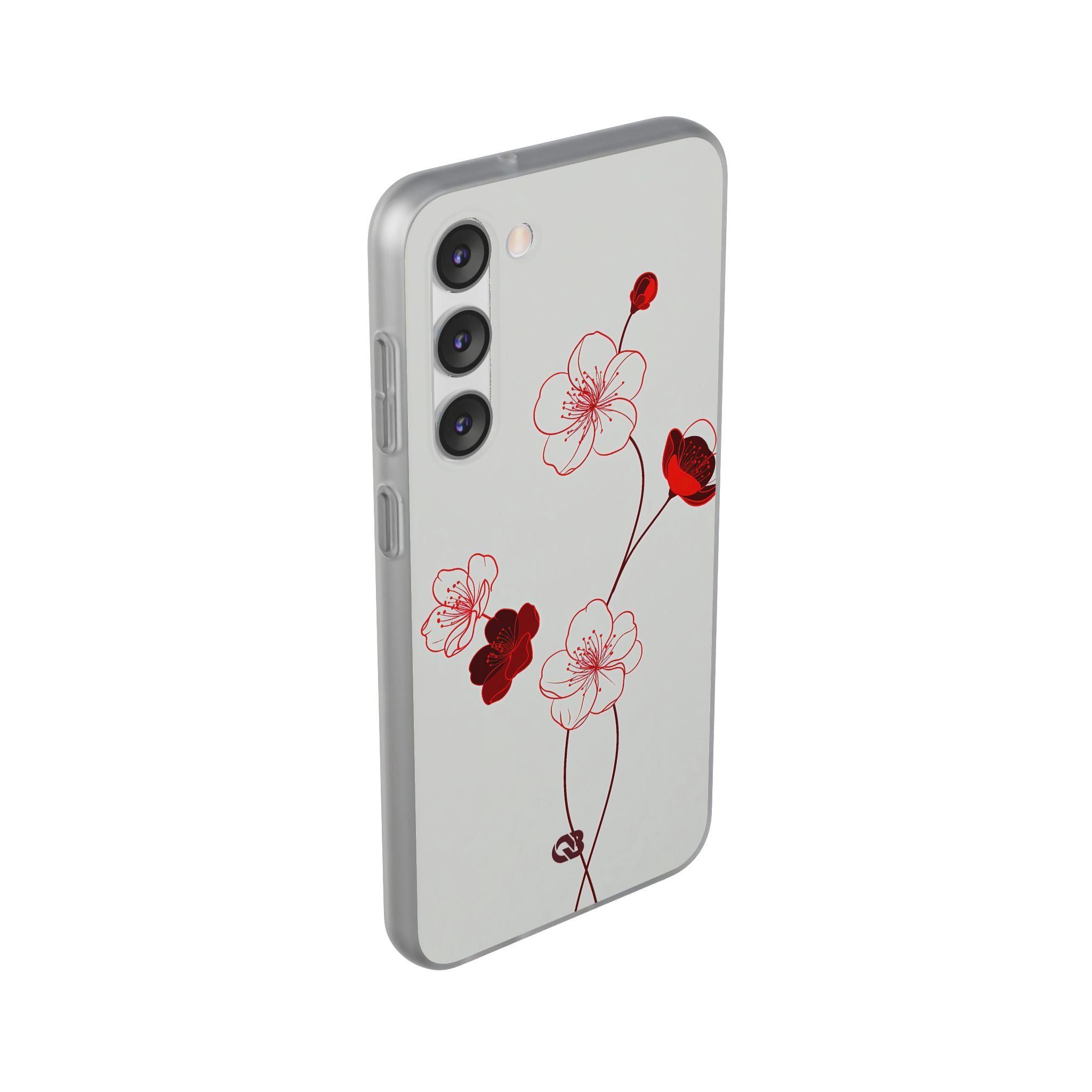 Red Lite Phone Case for Samsung - Kyoto Ember Bloom