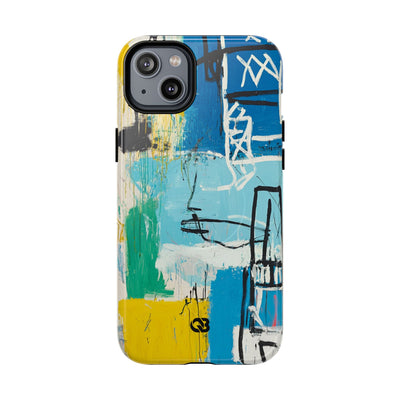 Azure Urban Scribble · Tough+ Phone Case for iPhone · Magsafe