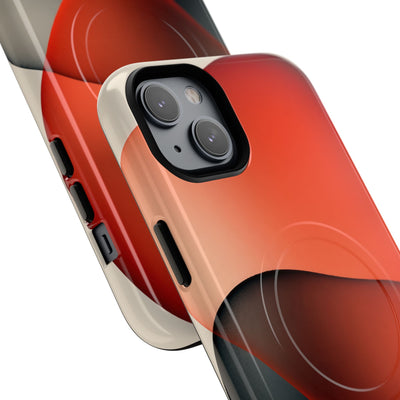 Translucent Crimson Form · Tough 2.0 Magnetic Phone Case for iPhone · Red