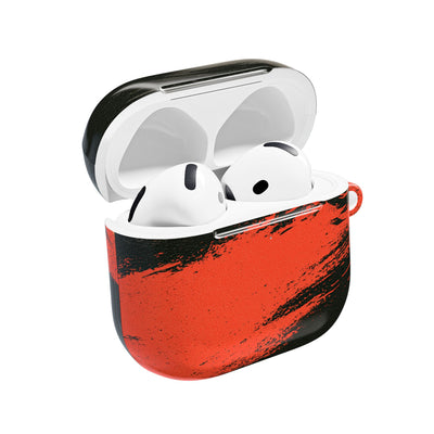 Crimson Raptor Noir · Hard Case for AirPods & AirPods Pro · Black