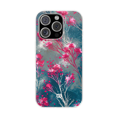 Cyber Blossom · Lite Phone Case for iPhone ·  Teal