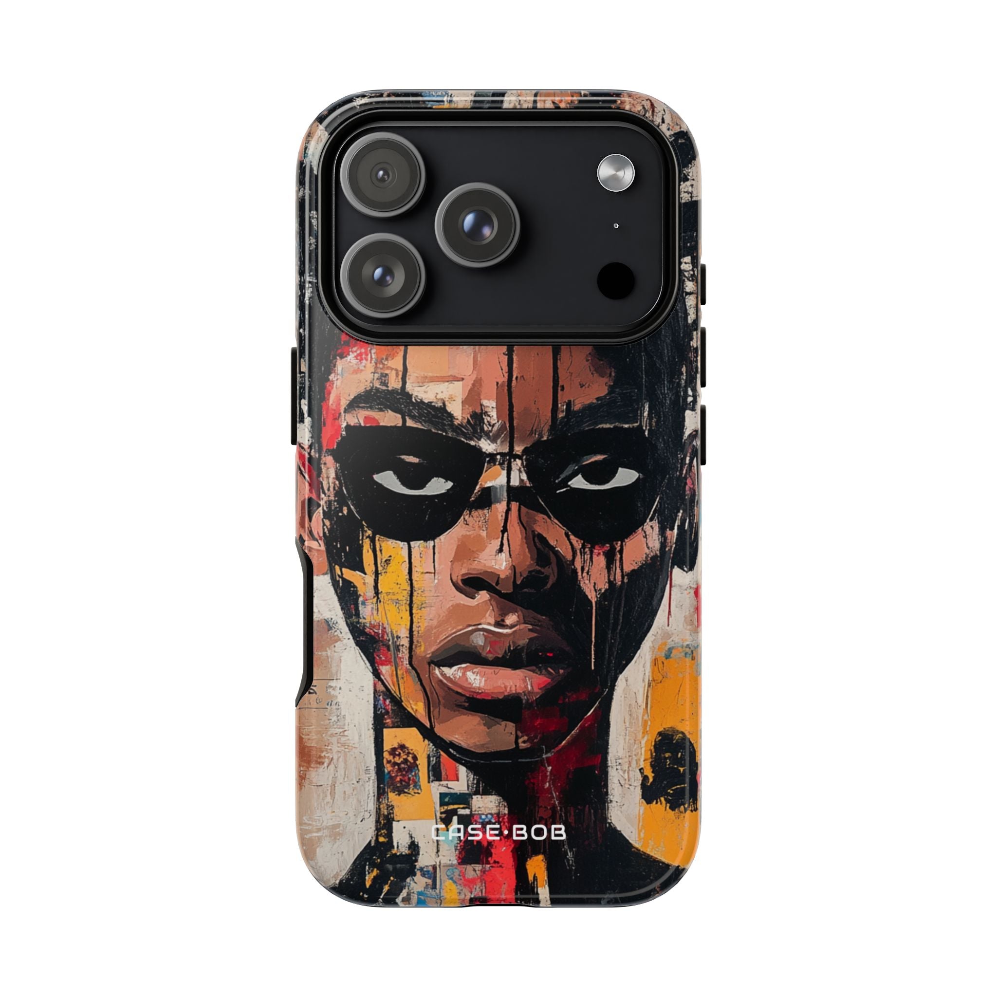 Masked Portrait Drips iPhone 17 Pro Case - Tough - CASE•BOB