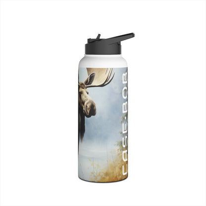 Misty Moose Reflection - Stainless Steel Water Bottle