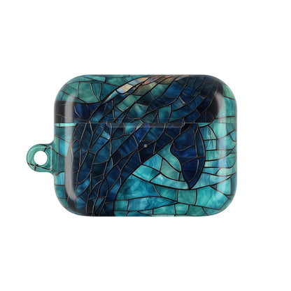 Sininen valashai mosaiikki - AirPods Case