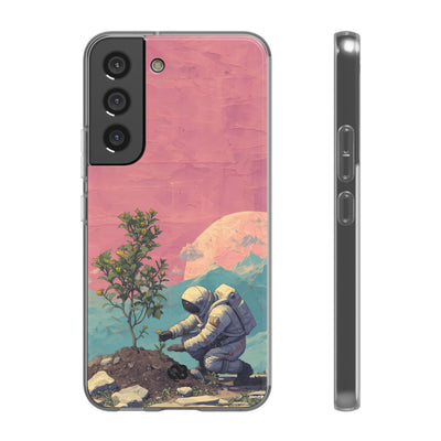 Lunar Pastel Bloom · Soft Phone Case for Samsung
