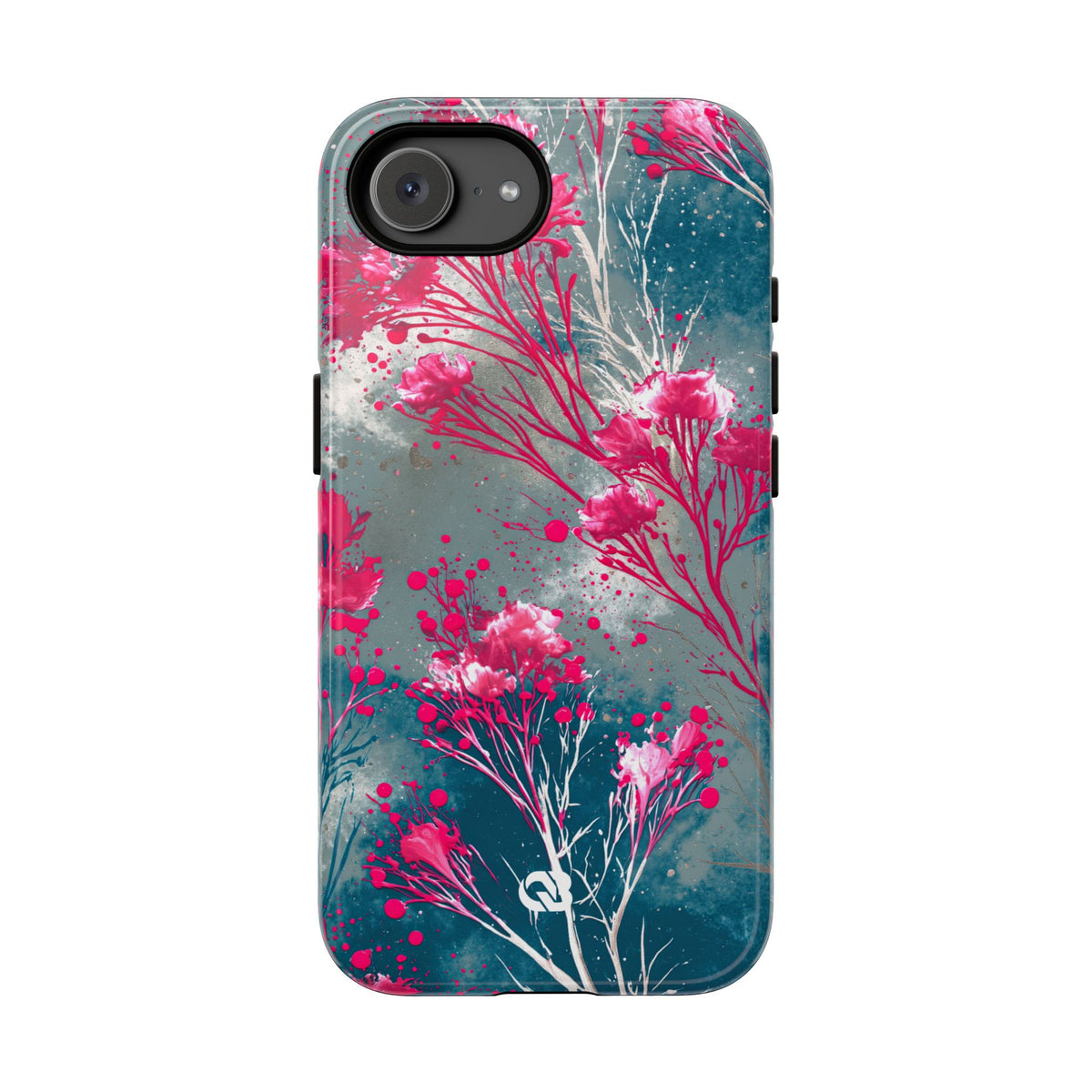 Cyber Blossom · Tough Phone Case for iPhone · Teal