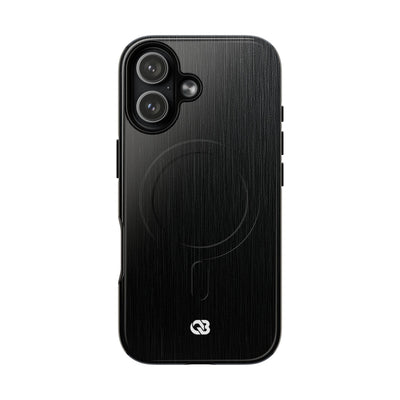 Black Tough 2.0 Magsafe Phone Case for iPhone - Brushed Obsidian Slate
