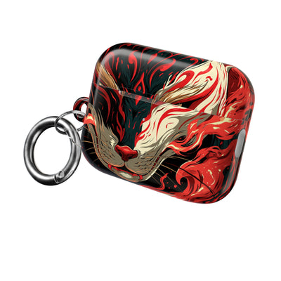Crimson Kitsune Spirit · Hard Case for AirPods & AirPods Pro · Red