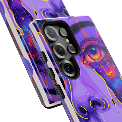 Violet Cosmic Gaze · Tough Custodia per Samsung