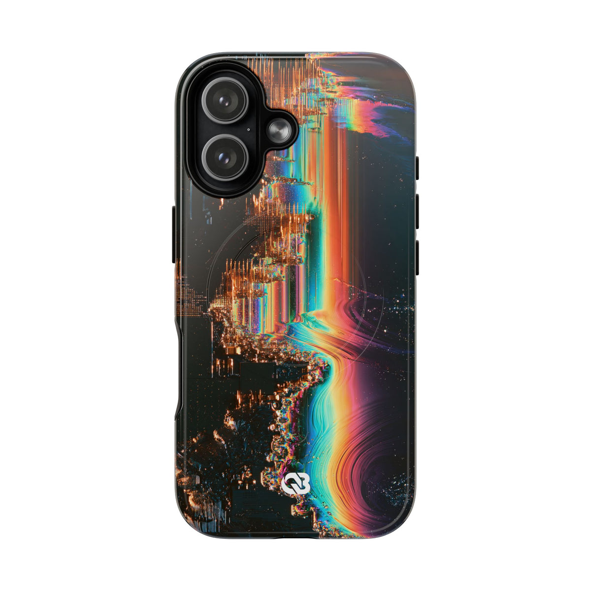 Prismatic Circuit · Tough 2.0 Magnetic Phone Case for iPhone · Black