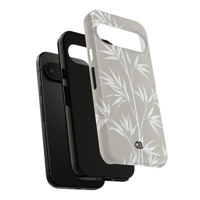 Serene Bamboo · Tough Phone Case for Pixel ·  Beige