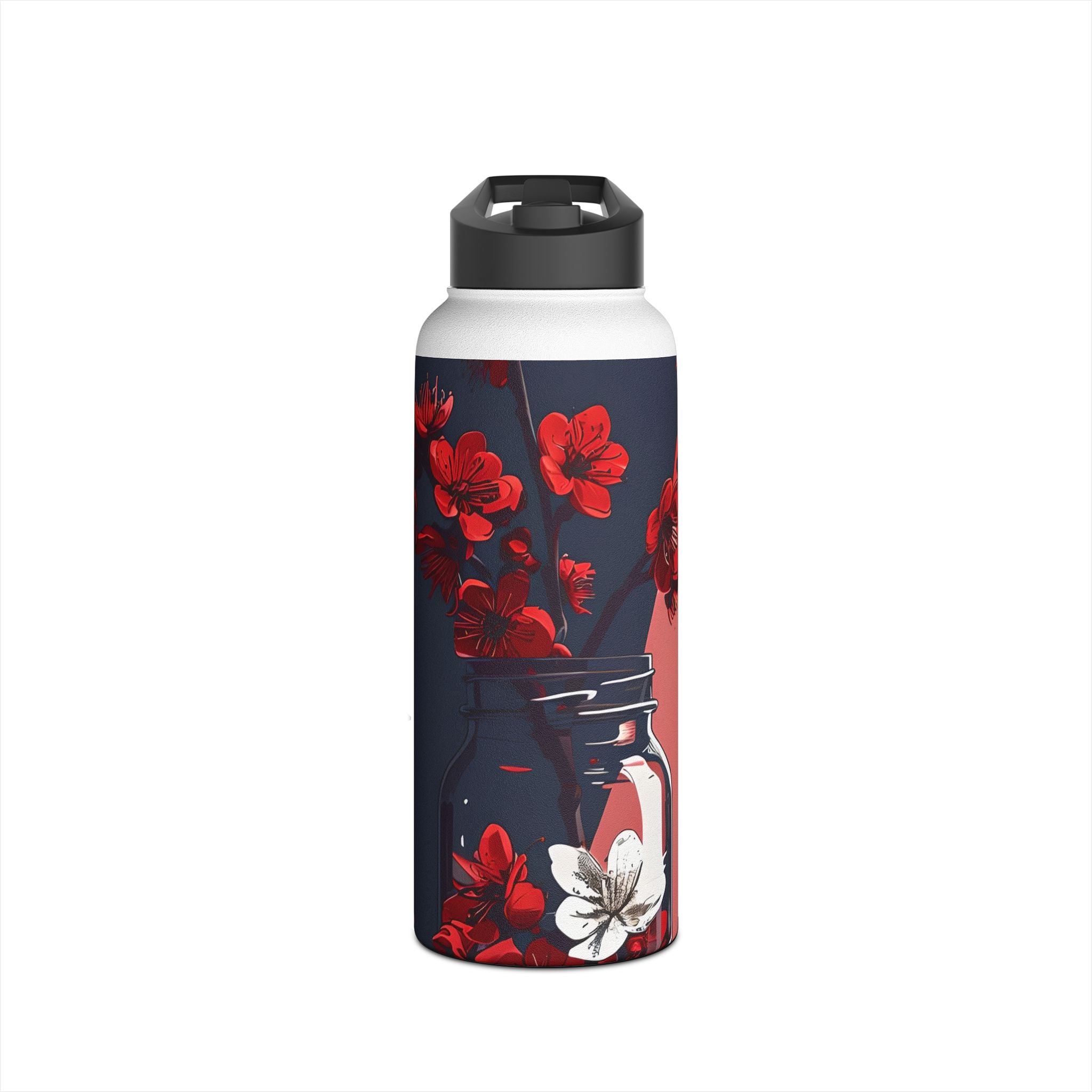 Cherry Blossom Jar - Stainless Steel Water Bottle