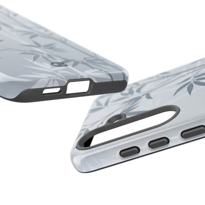Misty Bamboo Grove · Tough Phone Case for Samsung · Blue