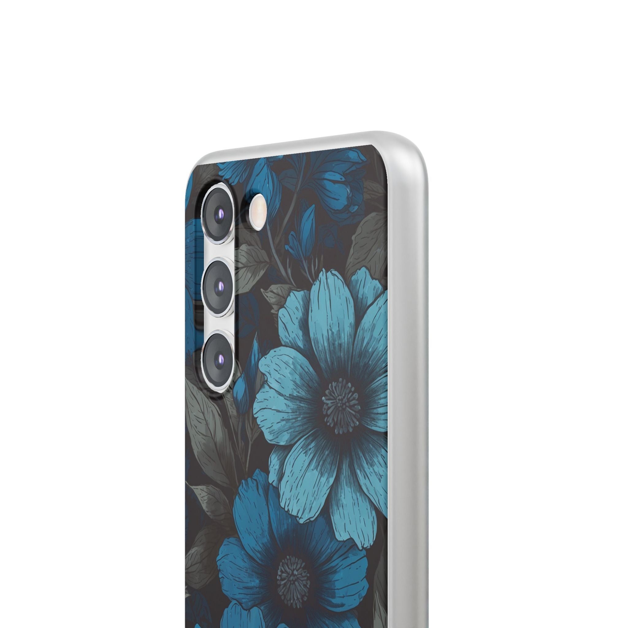 Blue Petal Radiance Samsung S23 Case - Soft
