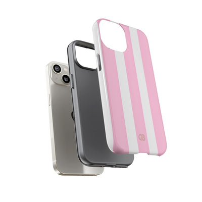 Soft Pink Stripe · Tough Coque de téléphone pour iPhone