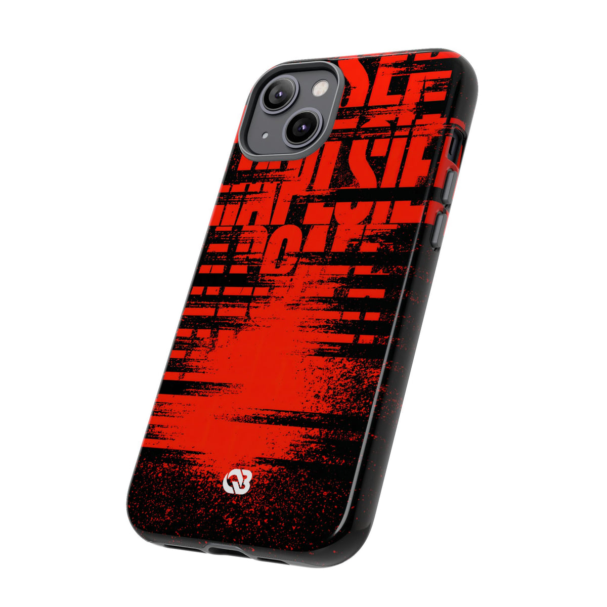 Crimson Redaction · Tough Phone Case for iPhone · Black