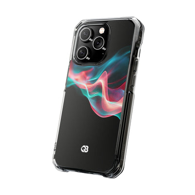 Digital Frequency · Clear Impact Magnetic Phone Case for iPhone · Black