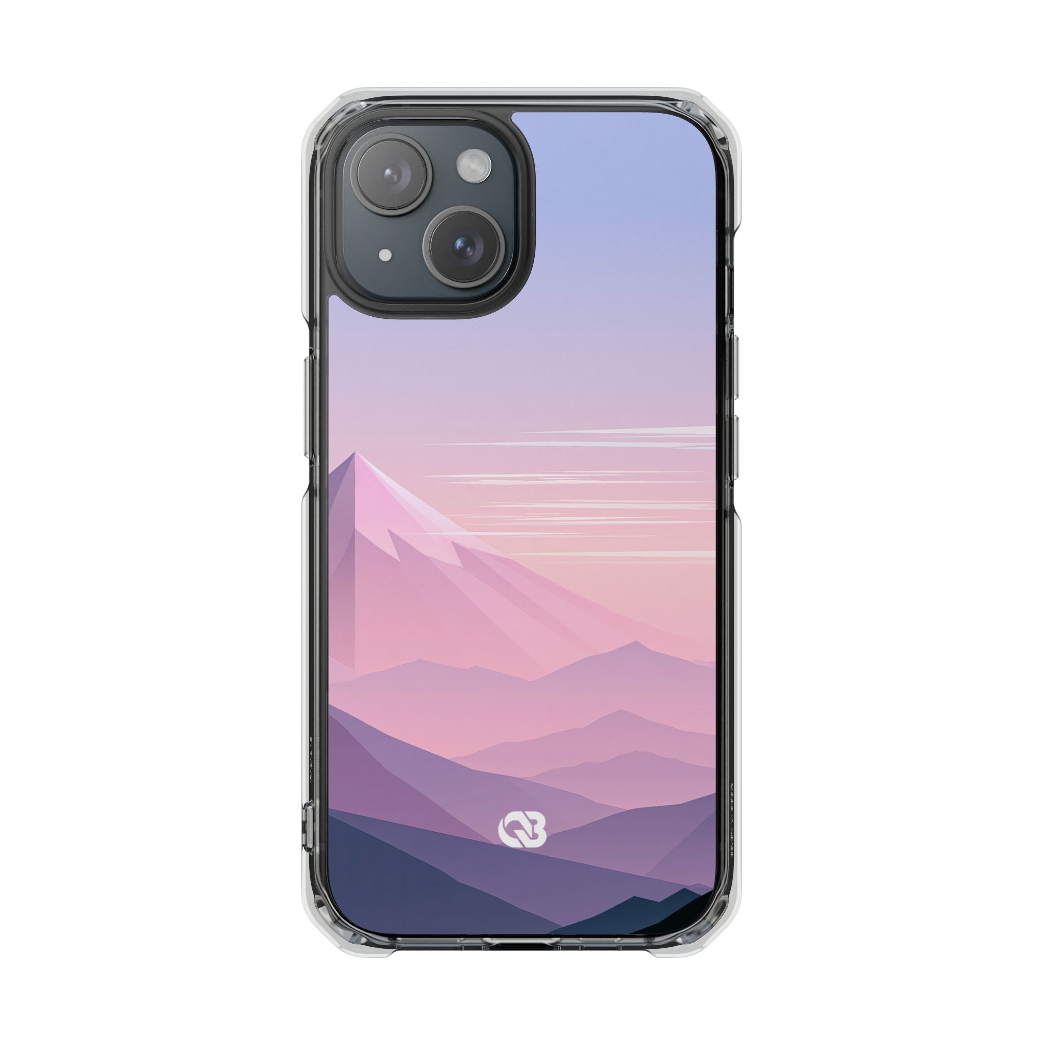 Purple Impact MagSafe Phone Case for iPhone - Lavender Alpine Dawn