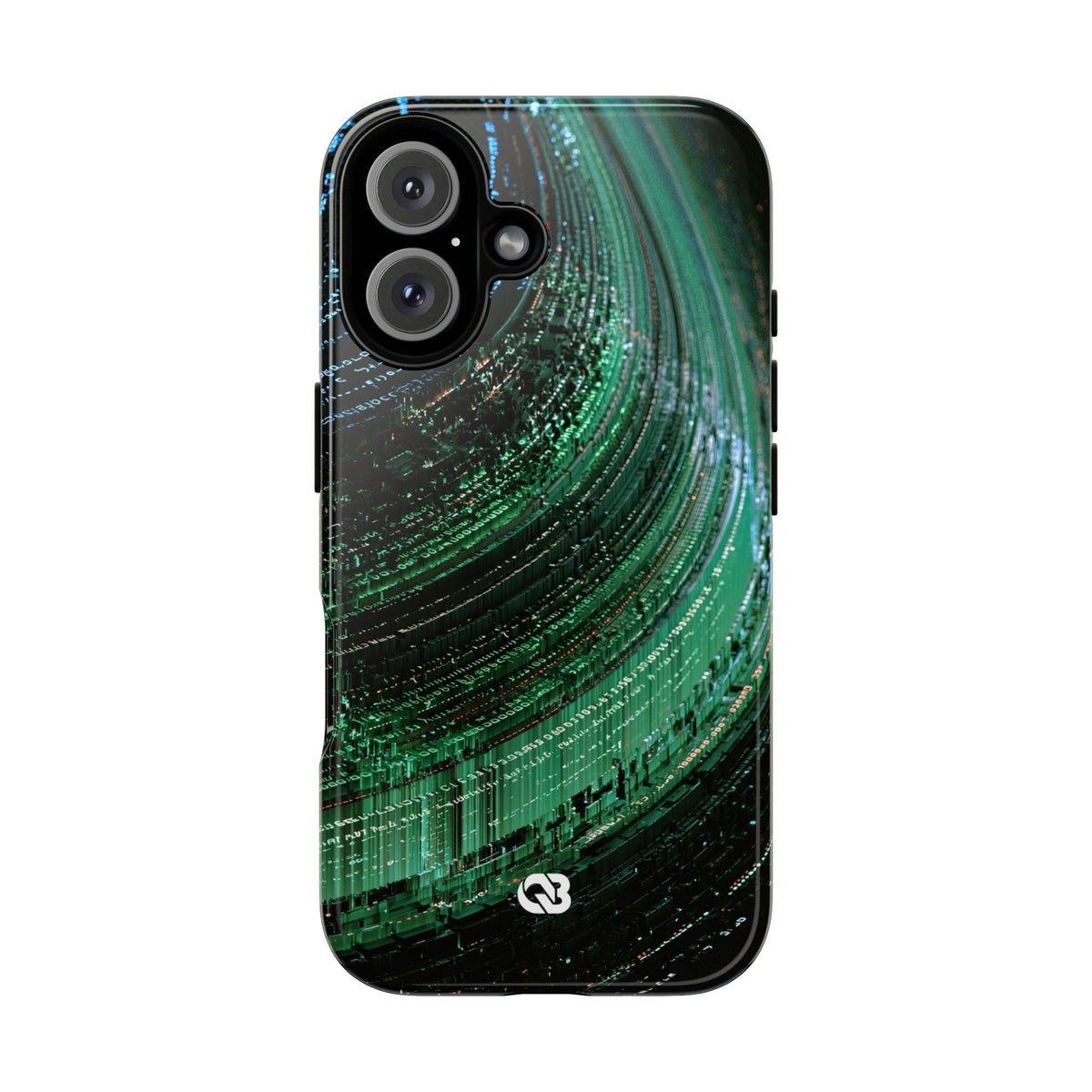 Orbital Data Stream · Tough Phone Case for iPhone · Green