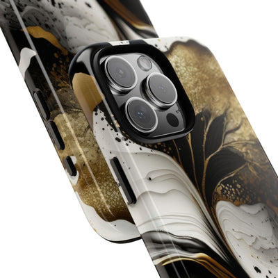 Molten Onyx Gold · Tough Etui na telefon dla iPhone