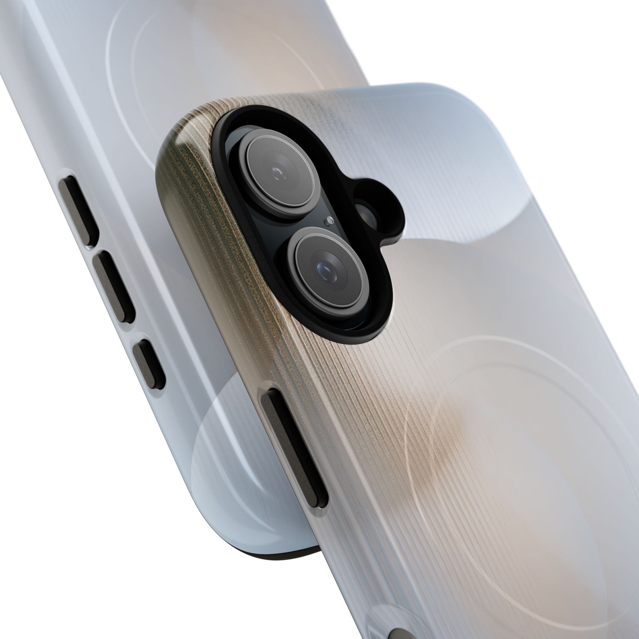 White Tough 2.0 Magsafe Phone Case for iPhone - Frosted Ribbed Sphere