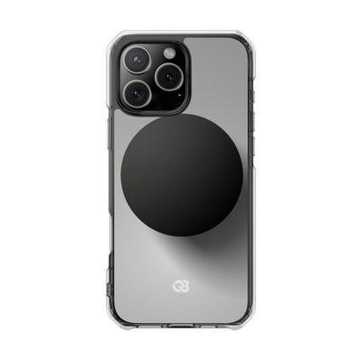 Grey Impact MagSafe Phone Case for iPhone - Matte Onyx Sphere