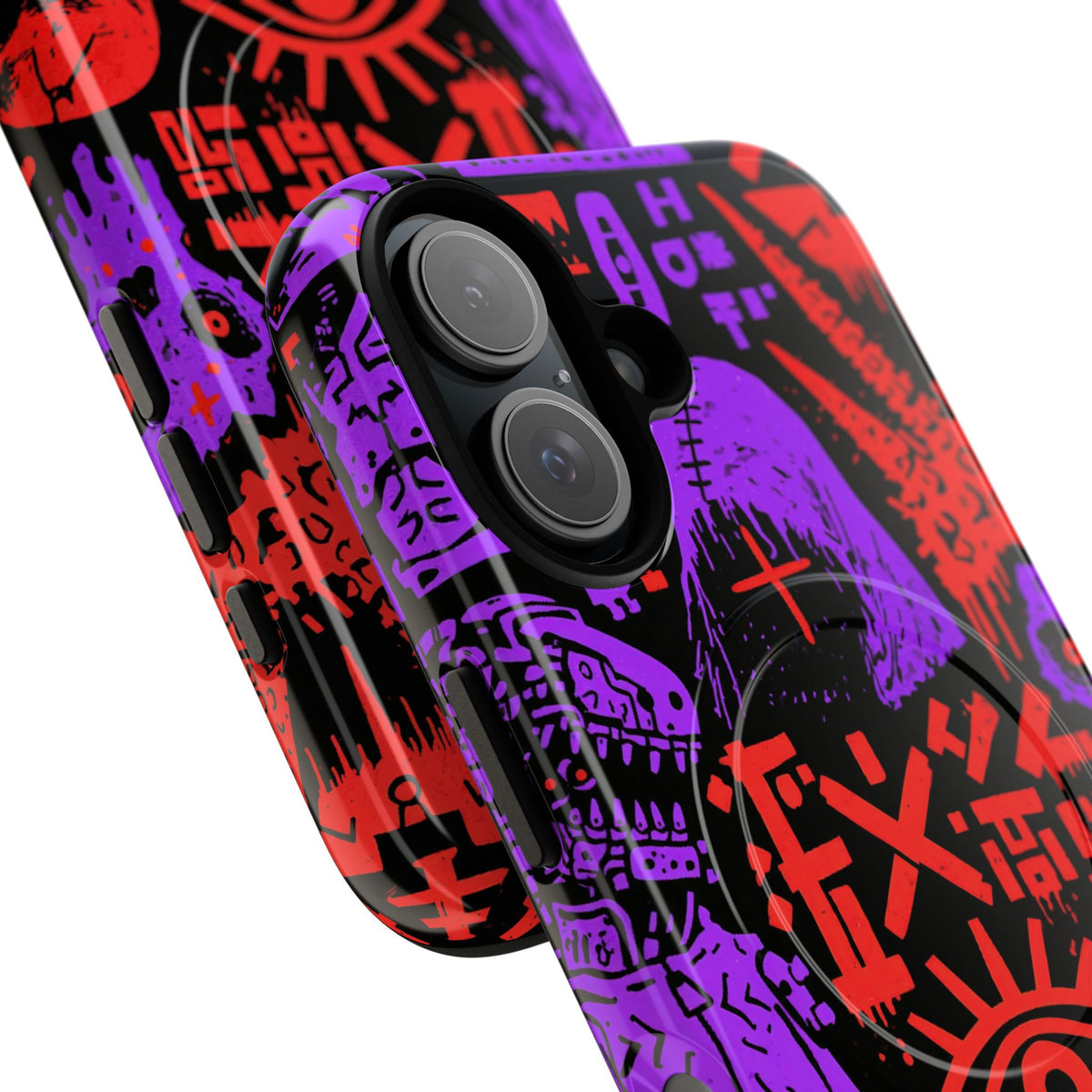 Underground Cyber Glyphs · Tough 2.0 Magnetic Phone Case for iPhone · Black