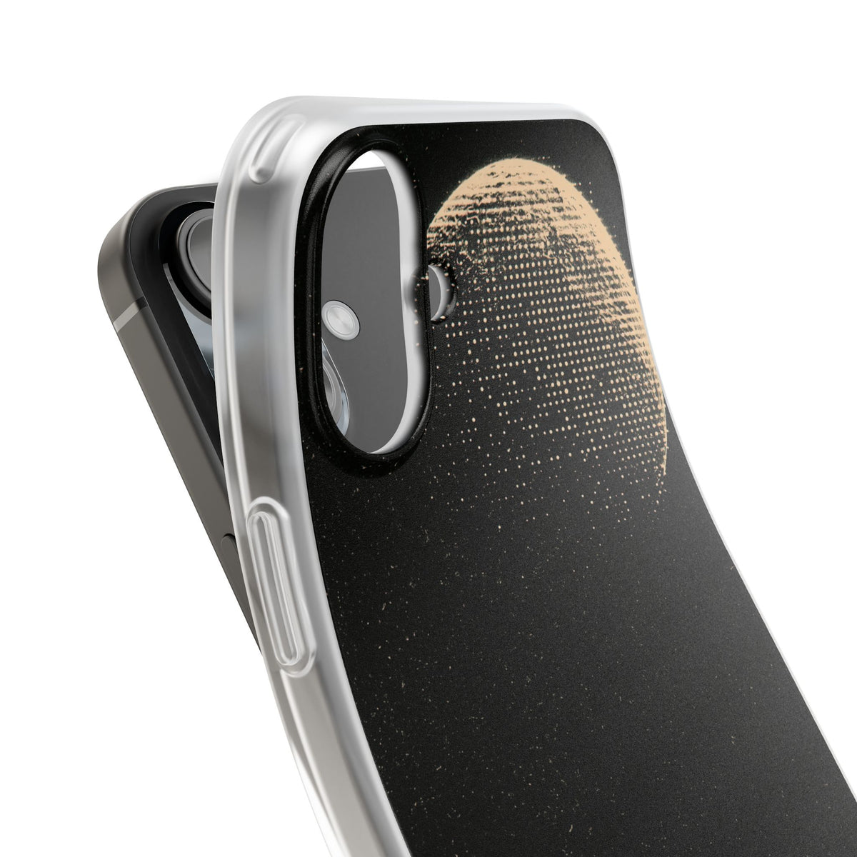 Lunar Metropolis Nocturne · Lite Phone Case for iPhone ·  Black