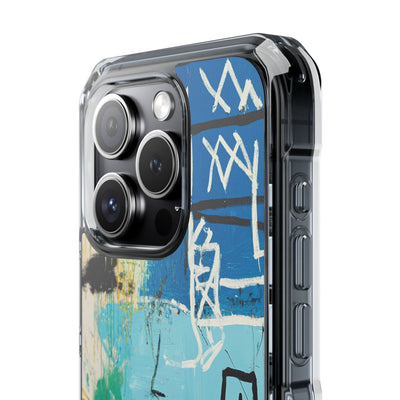 Azure Urban Scribble · Impact Custodia per iPhone · Magsafe