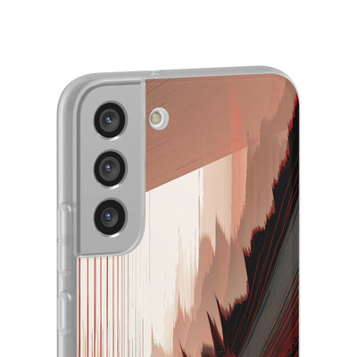 Red Lite Phone Case for Samsung - Crimson Pulse Horizon