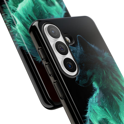 Nordic Aurora Fox · Tough Phone Case for Samsung · Teal