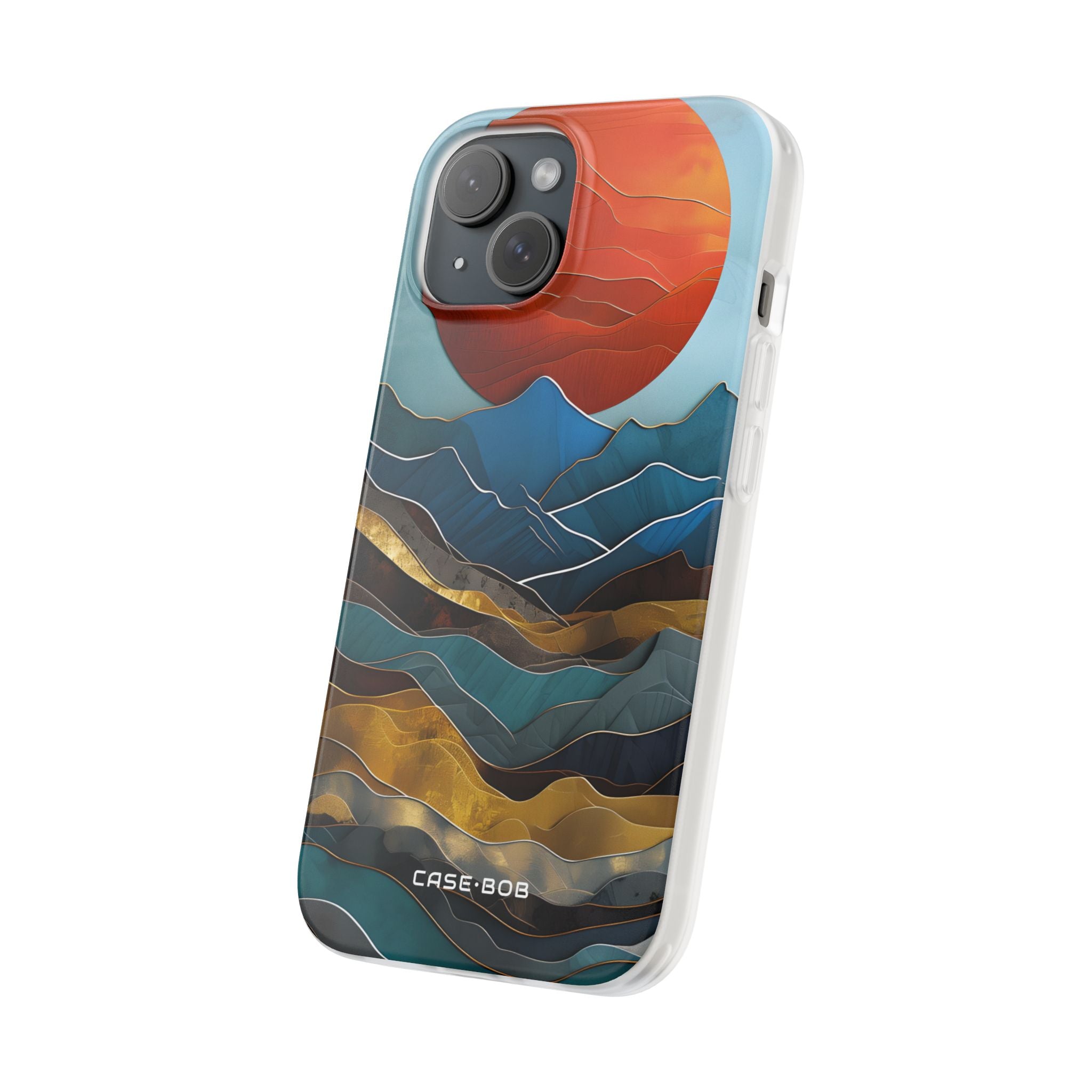 Solar Peak iPhone 15 Case - Soft