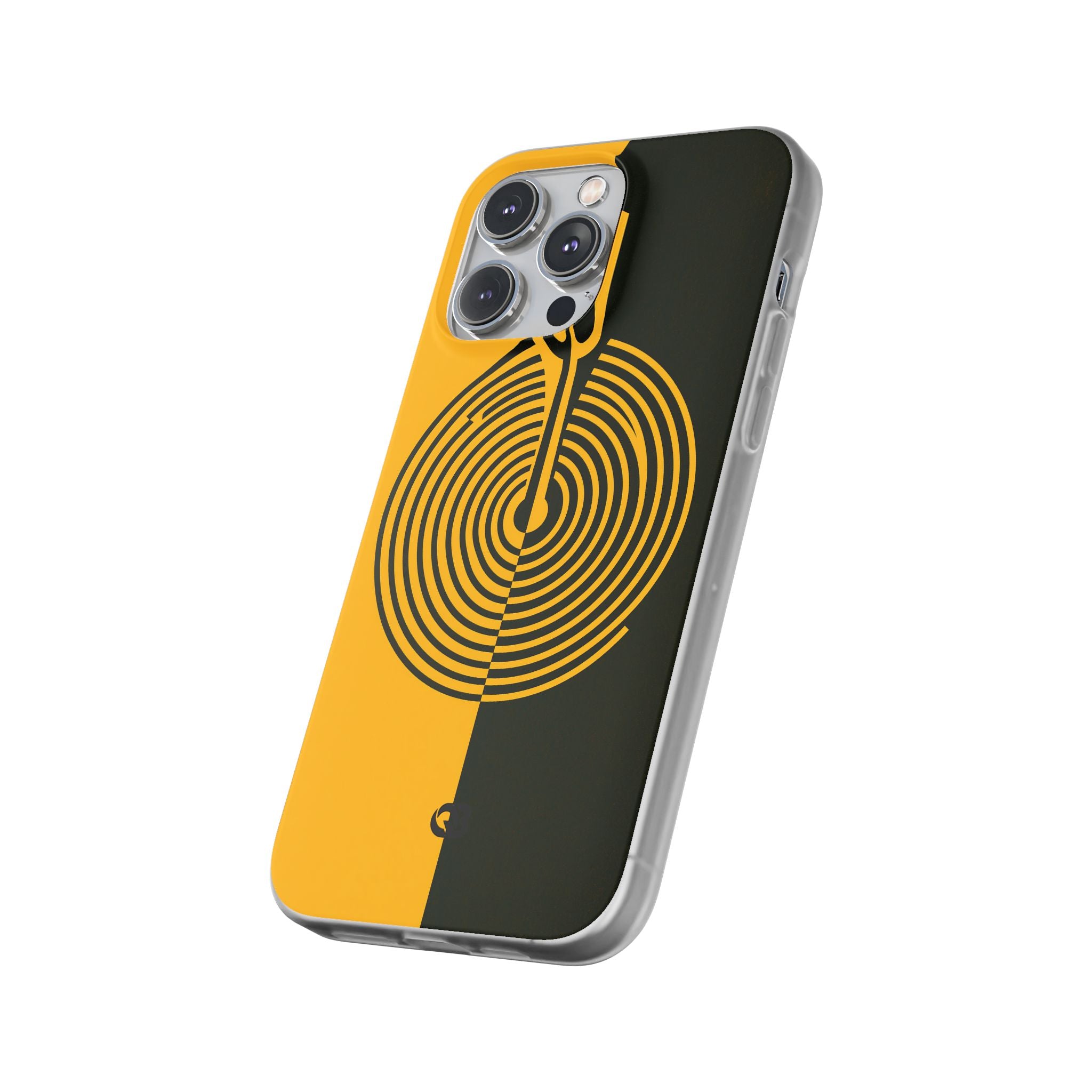 Yellow Lite Phone Case for iPhone - Voltage Sector Pulse
