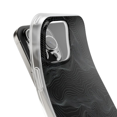 Obsidian Contour Elevation · Lite Phone Case for iPhone ·  Black