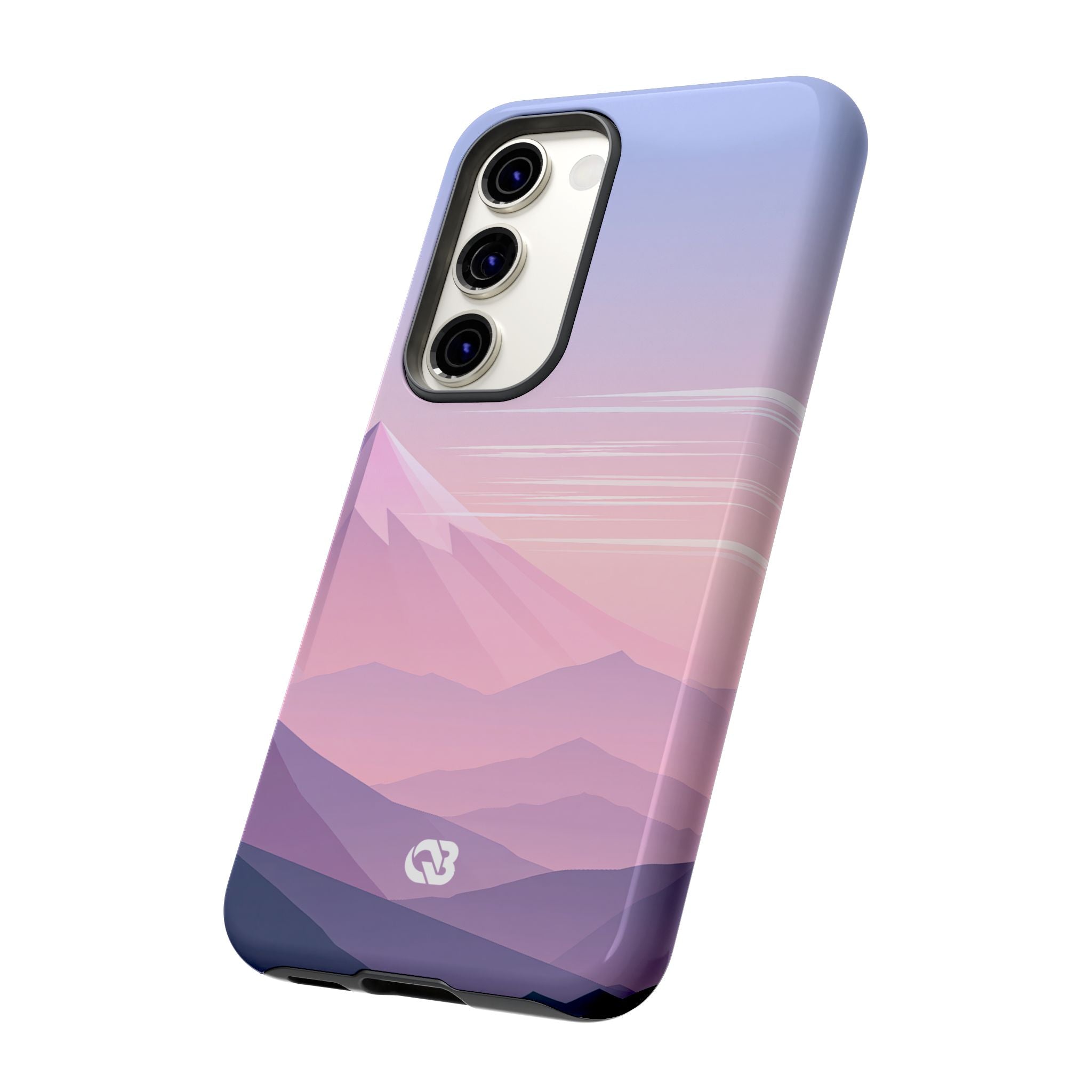 Purple Tough Phone Case for Samsung - Lavender Alpine Dawn