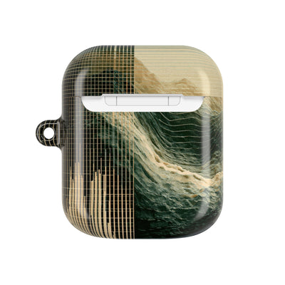 Orbital Topography · Hard Case for AirPods & AirPods Pro · Green