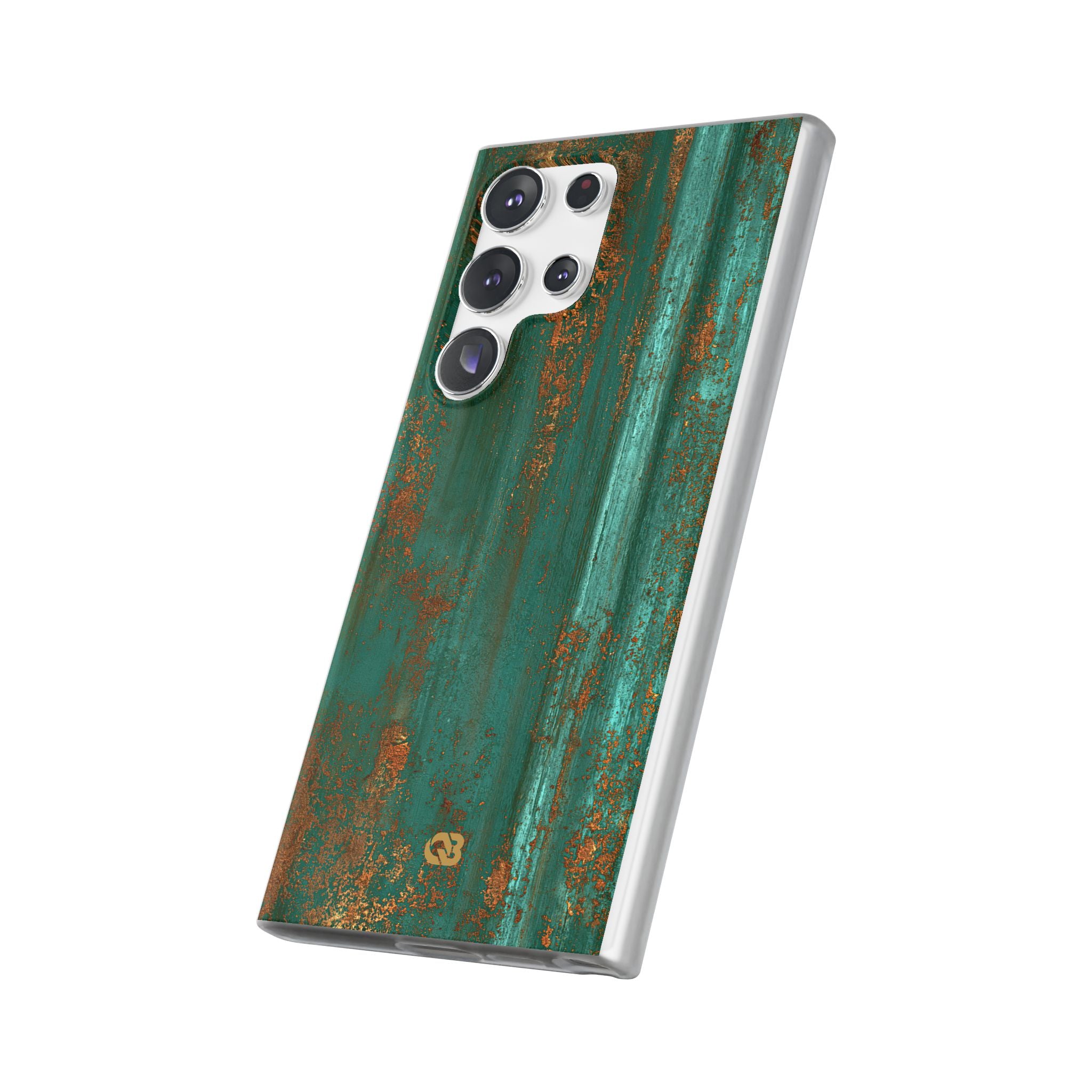 Teal Lite Phone Case for Samsung - Verdigris Copper Siding
