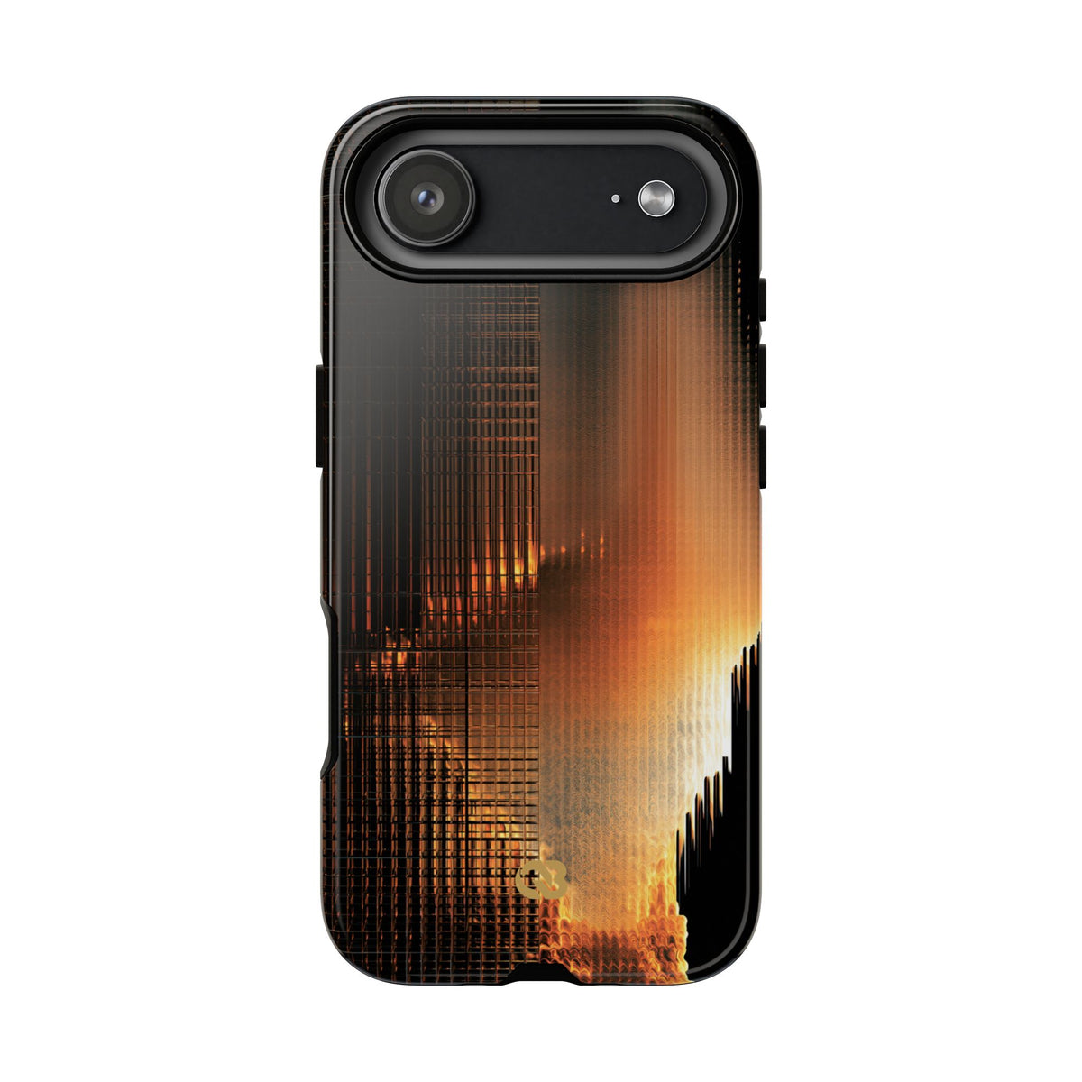 Luminous Grid · Tough Phone Case for iPhone · Black