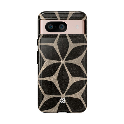 Concrete Mosaic Star · Tough Phone Case for Pixel ·  Black